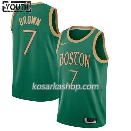 Dres Boston Celtics Jaylen Brown 7 Nike 2019-20 City Edition Swingman - Dječji
